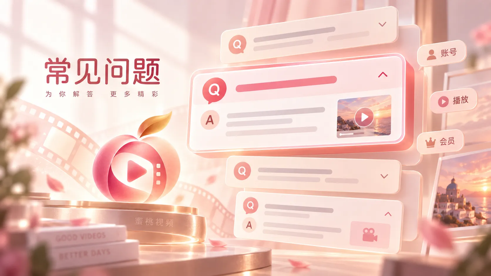 蜜桃视频常见问题视觉